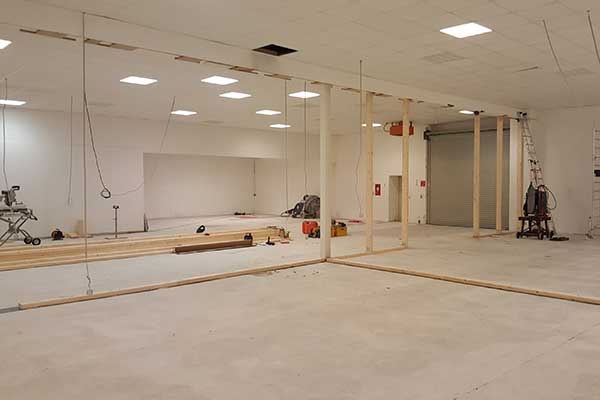 Office Build Out Lighting